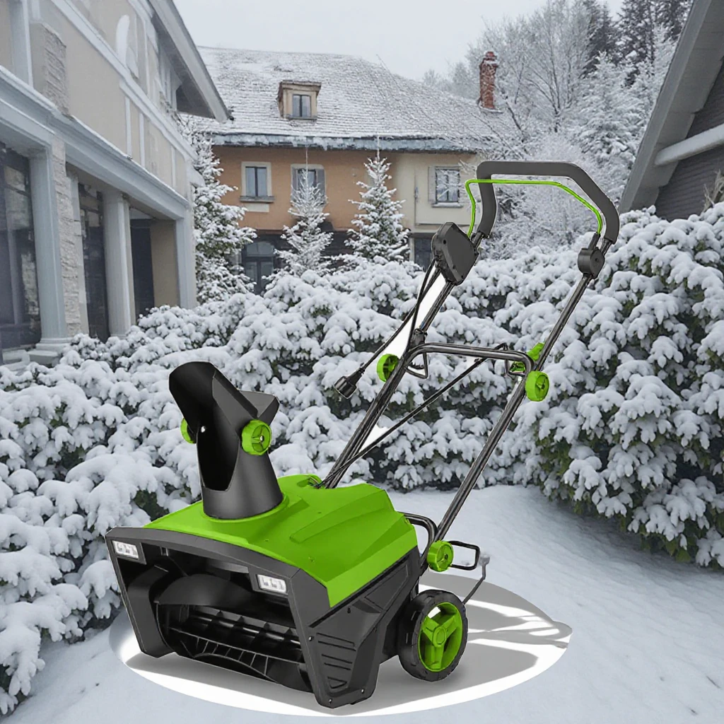 2300W Electric Snowblower Snow Thrower High Speed Hand Push Household Snow Plow Snowblower for Marketing