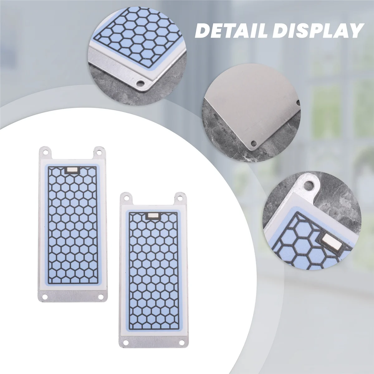 2 Piece Portable Ceramic Ozone Generator Double Integrated Ceramic Plate Ozonizer Air Water Air Purifier Parts-5G