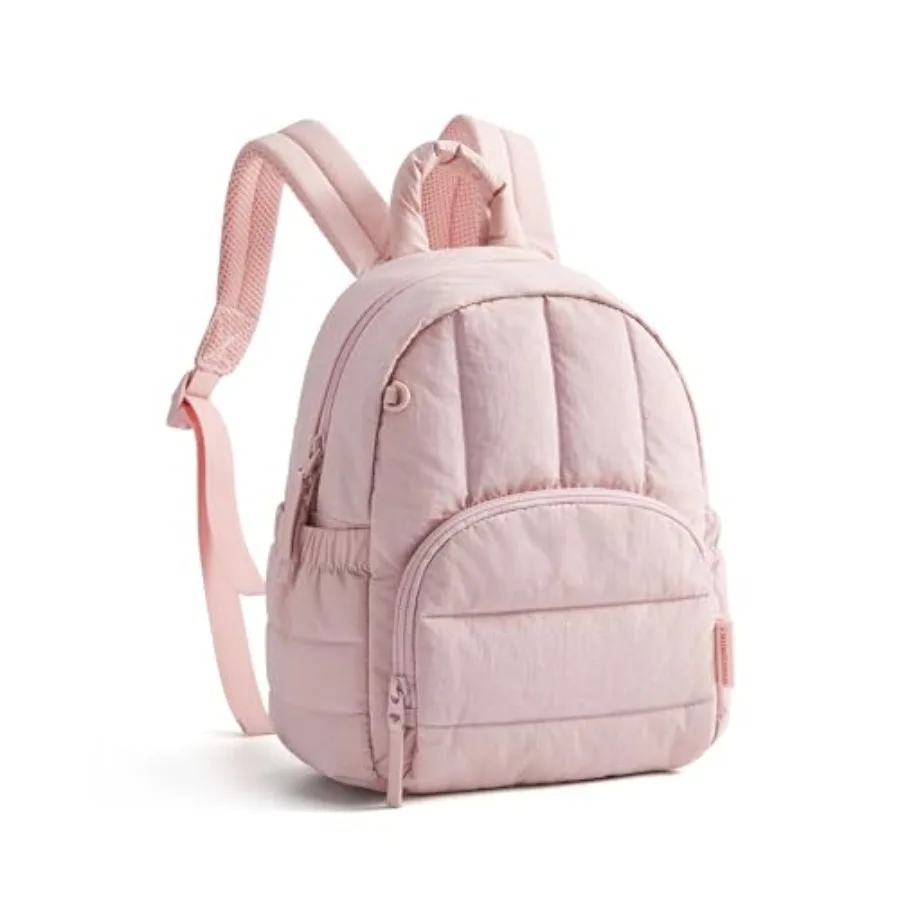 

Mini Backpack for Women Lightweight Puffer Small Backpack Purse Quilted Casual Travel Daypack Cute Water-Resistant Bookbag for