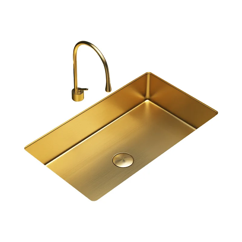 

High-end washbasin 304 stainless steel washbasin Embedded under-counter basin