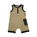 Khaki baby romper