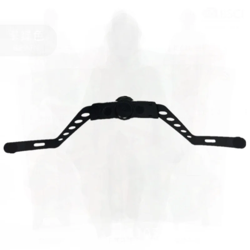 Unisex geheel zwarte M10 Regulator Fit helmhoes voor ski-elektrische auto- en rolschaatshelmen One Size Fits All