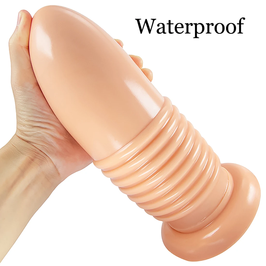 Oversized Anal Plug Dildos Stimulate Anus Vagina Big Butt Plug Masturbator Soft Penis Anal Dilator with Sucker Adult Sex Toys