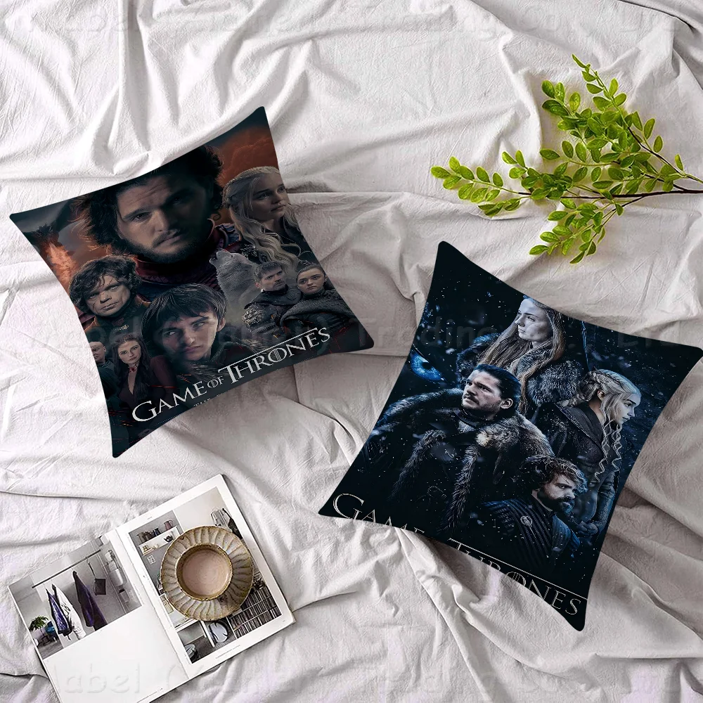 TV-G-Game Of Thrones Pillow Anime Pillow Sofa Bed Head Pillow Cover Cushion Cover 45x45 Cm Fashion