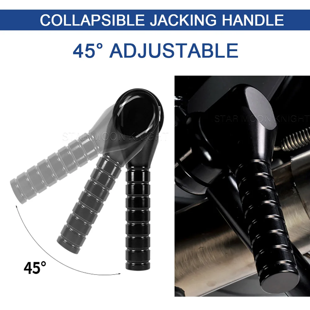 

Motorcycle Accessories For BMW R1200GS Adv 2004-2012 R1100GS R1100R R1150GS R850GS R Foldable Jack Handle