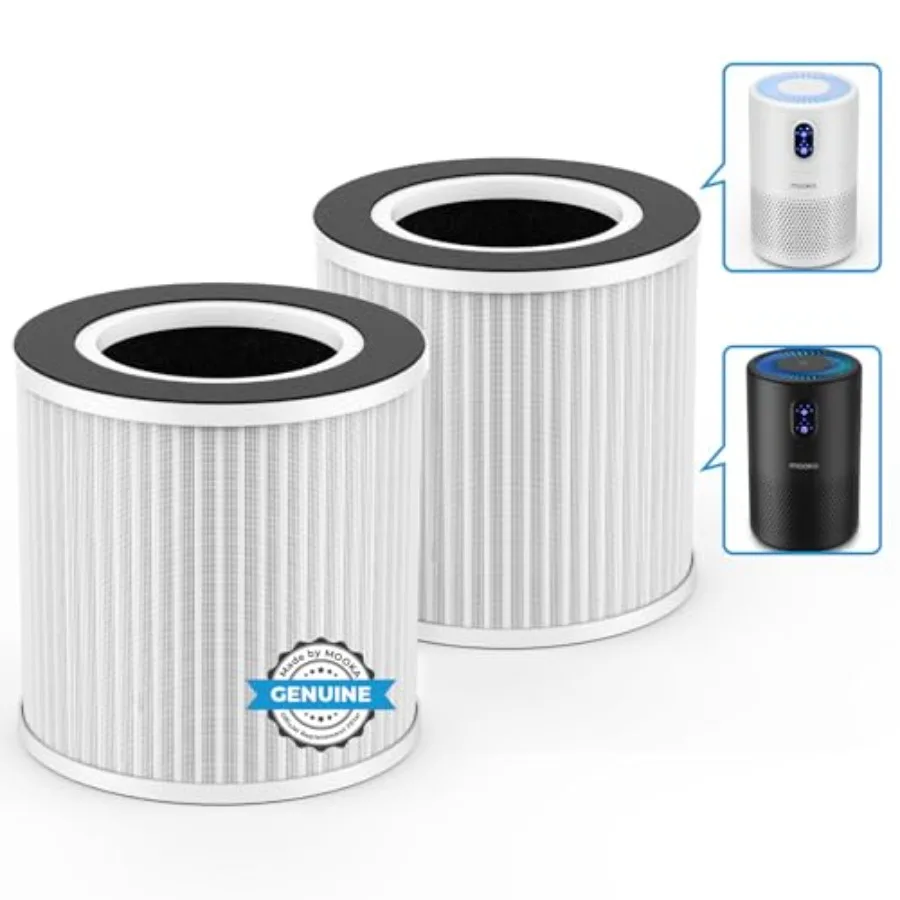 

Official Certified Replacement HEPA Filter for B-D02L/B-D02 Air Purifier 2-PACK