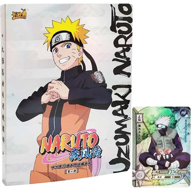 KAYOU Genuine Naruto Cards Box Anime Figure Card Booster Pack Sasuke Collection Flash Card Toy Birthday Christmas Gift for Kids