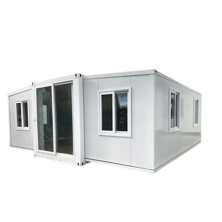 Ready To Ship Insulated Prefab Folding 3 in 1 Expandable Container Homes Building Prefabricated House with Toilet for France