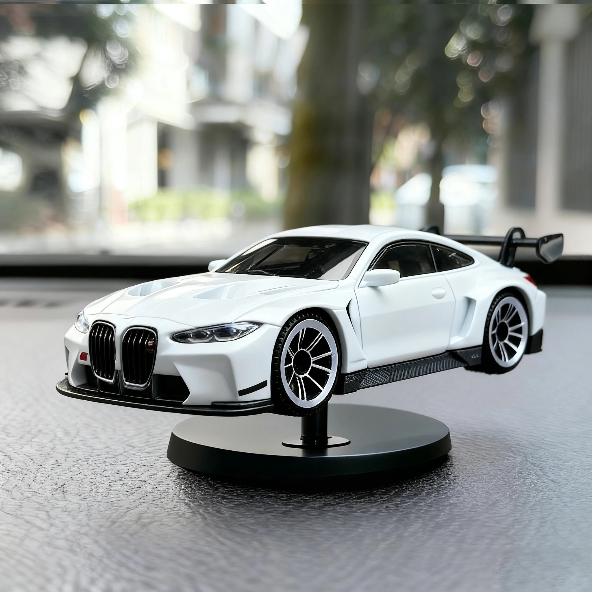 Drift Rotating Ornaments Car Toy Model For BMW M4 GT3 Car Model Ornament Fun Child Men Gift Car Center Console Decoration - Image 4