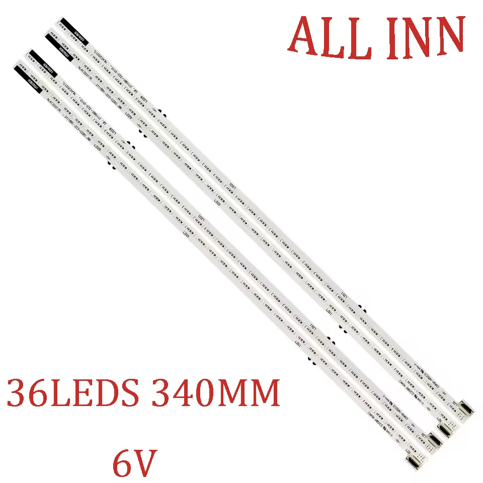 

Лента светодиодной подсветки для SON Y KDL-55W900A KDL-55W905A R L 61 P61.P8302G001 NLAC20217L NLAC20217R YLV5522-02N