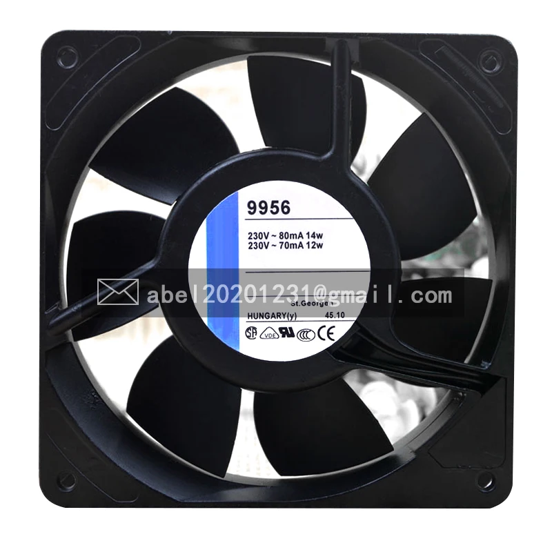 

BRAND NEW ORIGINAL 9956 AC 230V COOLING FAN 12025 120*120*25 MM 12CM