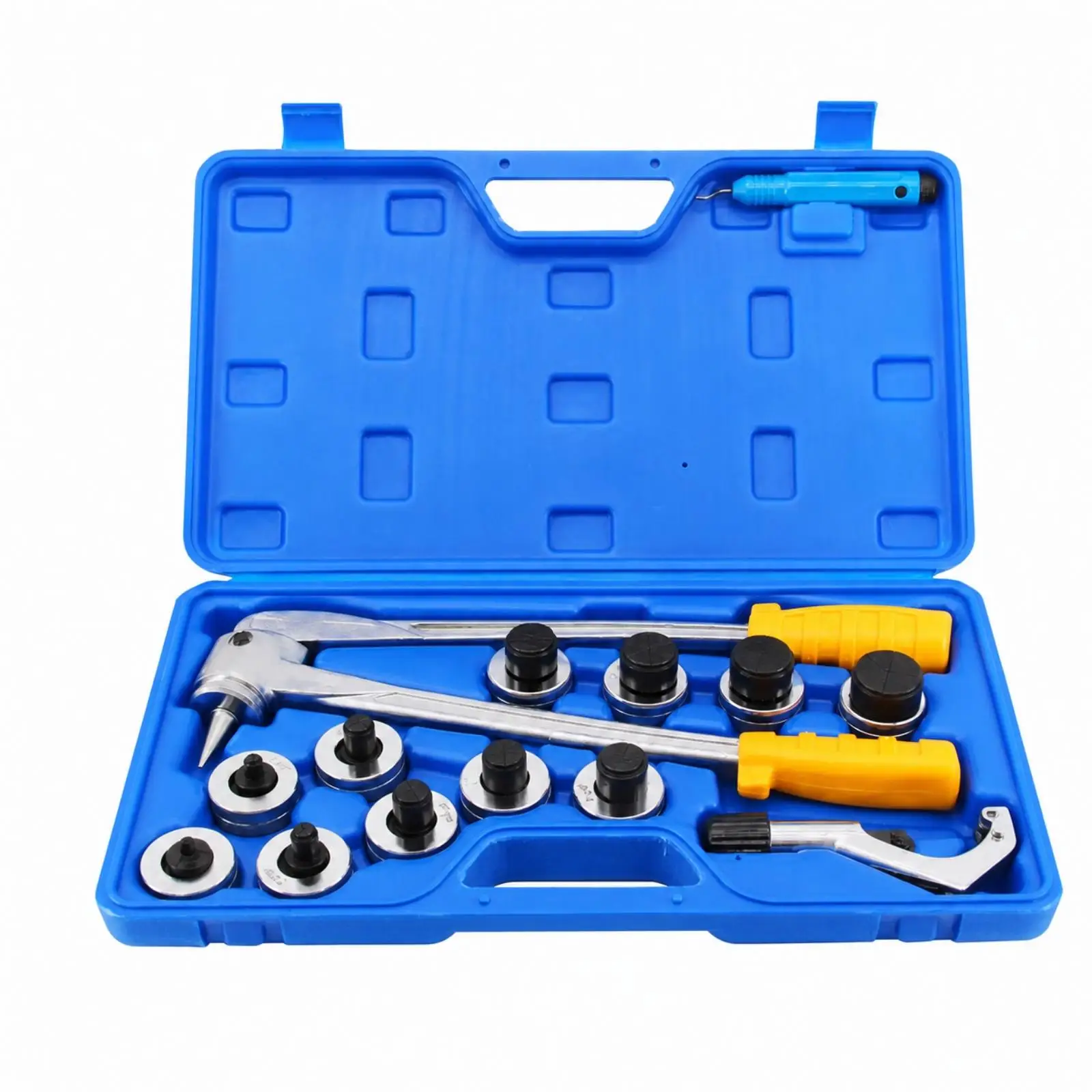 Professional Manual Tube Expander Set Copper Pipe Flaring Tool with Tube Cutter for Heating