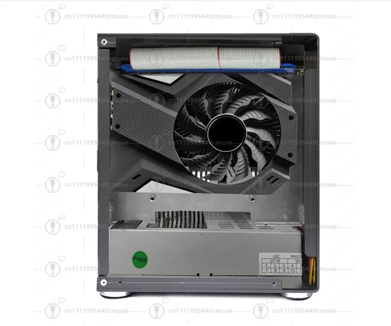 All aluminum itx chassis graphics card portable portable mini small simple side transparent desktop host business shell