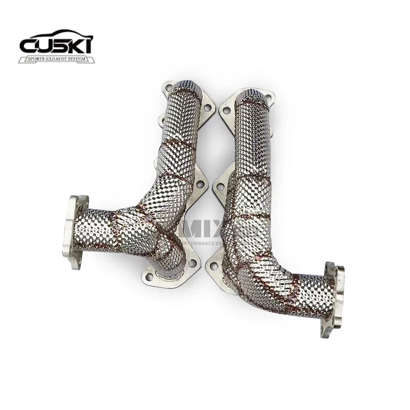 

High Flow exhaust straight pipe header for Porsche 911 992 3.0T 2020-2024 quality Stainless Steel car Exhaust Modification