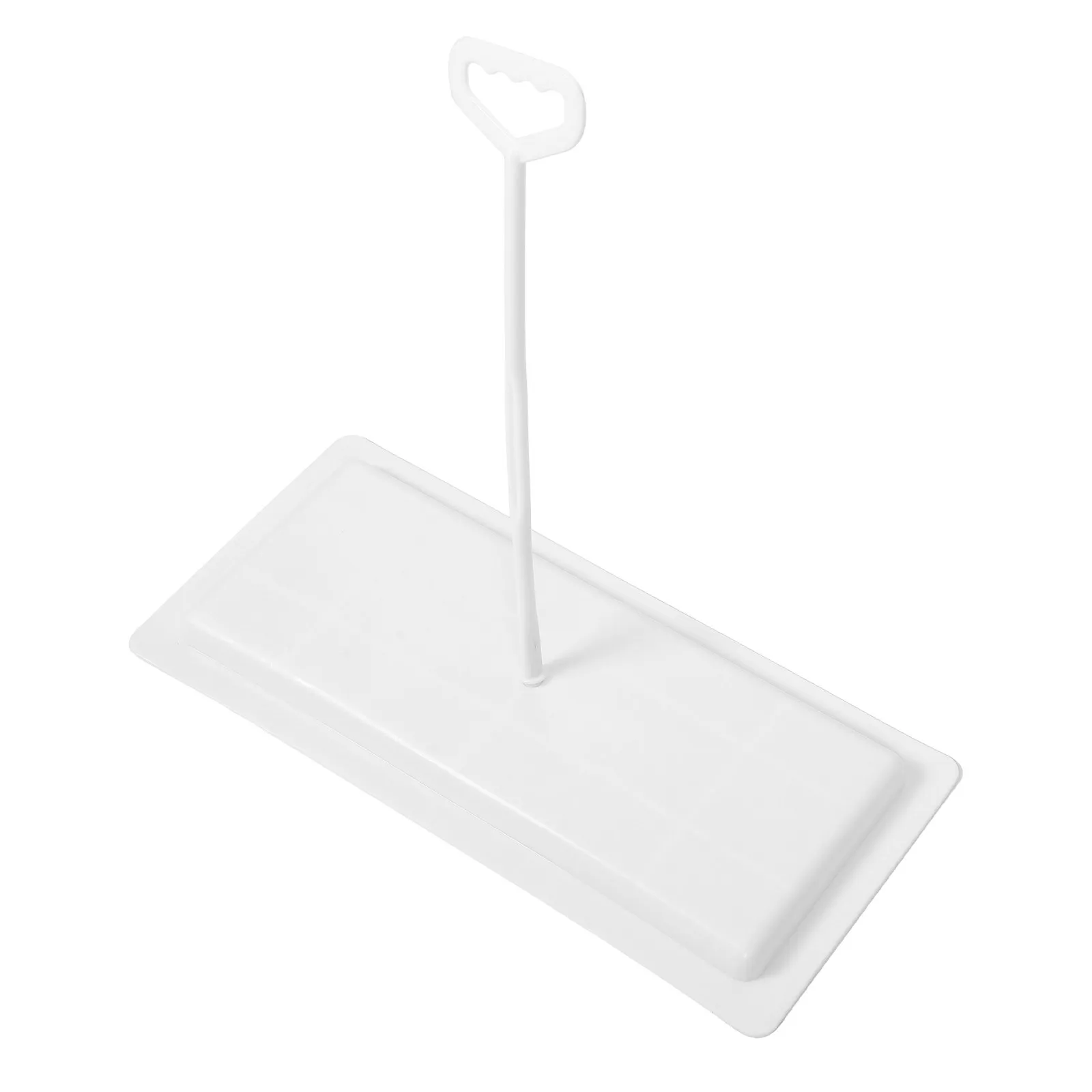 

1 Piece Squat Toilet Lid Cover ABS Plastic Thick Non-Slip Rectangular Design for Bathroom Squatting Pan Deodorizer Lid