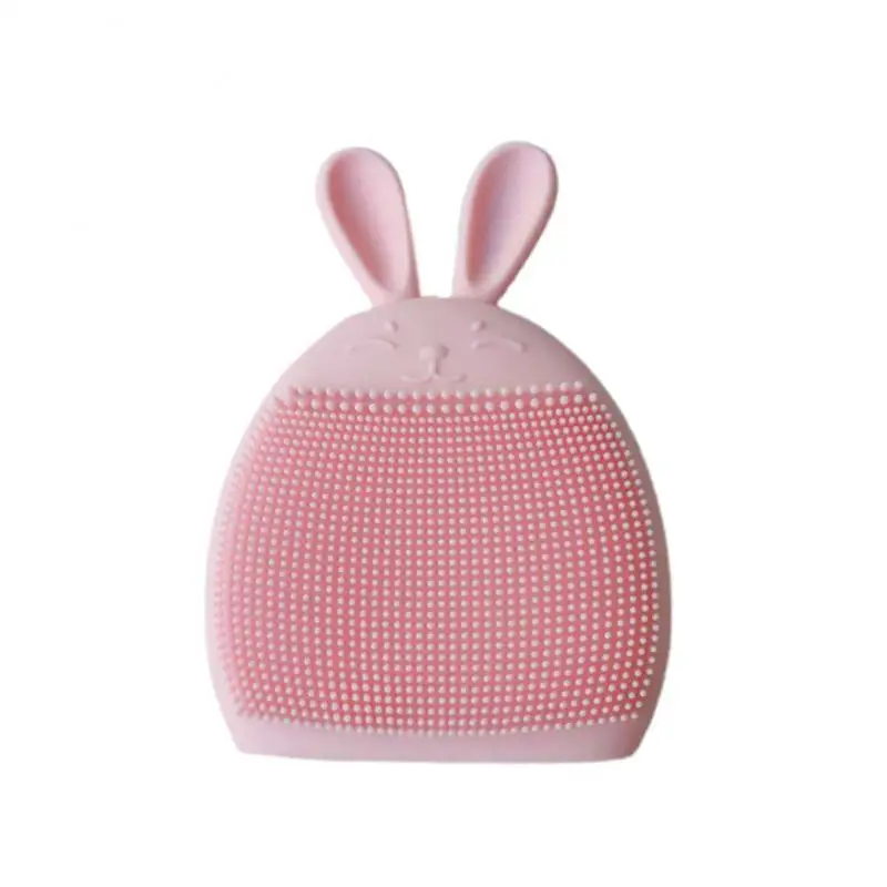 Silicone Bunny Cleansing Brush Multifunctional Rabbit Facial Cleaning Brush Manual Massage Brush Shampoo Brush Facial Care Tool