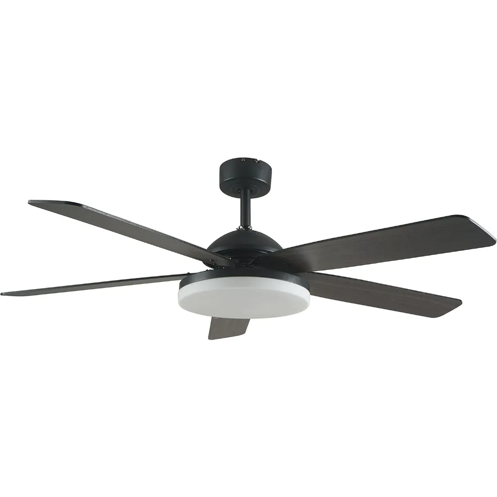 

(63173-MB Adeline 52" Ceiling Fan with 5 Reversible Blades, Integrated LED & Remote Control, Matte Black