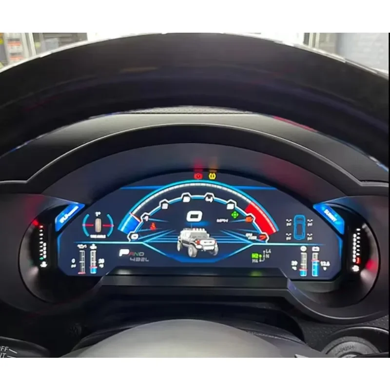 High qualityDigital Dashboard Panel Virtual Instrument Cluster CockPit LCD Speedometer for   FJ Cruiser 2008-2022
