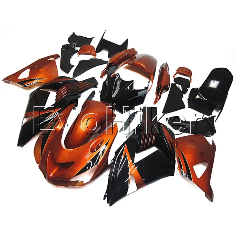 injection Fairings kit for ZX-14R 2006 2007 2008 2009 2010 2011 orange black ZX14R 06 07 08 09 10 11 Full fairing kits