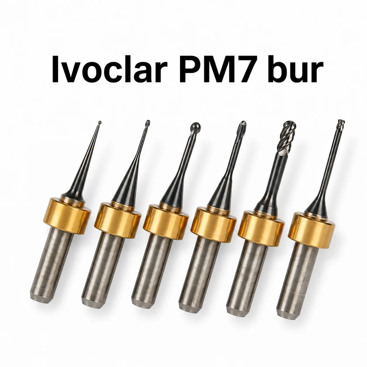 Dental Ivoclar Programat PM7 Milling Cutter for Dental Lab Zirconia PMMA Ivoclar PM7 Lithium Disilicate Glass Ceramic Fresa Burs