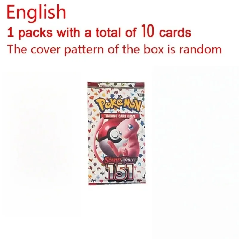 360 Stück TCG Scarlet & Violet 151 Booster Bundle Geschenk Englische Ausgabe Sammelkarten Anime-Sammlung Kartenspiel Geschenk – Detail 10