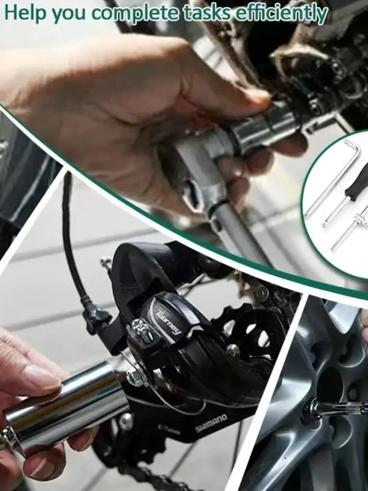 مجموعة أدوات سقاطة احترافية 46/53، مجموعة أدوات إصلاح تلقائية متعددة الوظائف، مجهزة بمفتاح عزم الدوران ومفك براغي ومحمول #4