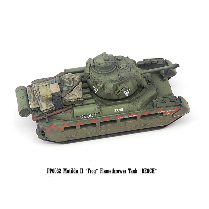 1:72 Scale Plastic PP0032 Matilda 2 Australia Tank Model Militarized Combat Track Type Classics Gifts Collection Static Display