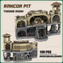 New Movie Scene Pit Moc Building Blocks Room Complete Model DIY Assembly Technology Bricks Display Toys Xmas Gifts