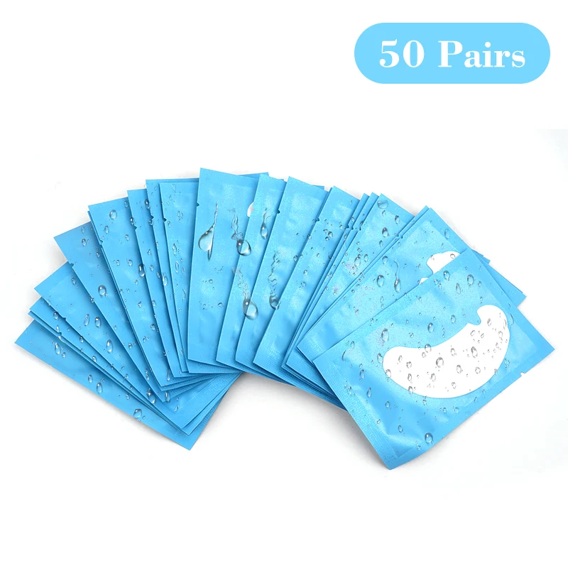 50 paar Auge Pads Für Wimpern Verlängerung Hydrogel Patches Für Wimpern U Förmigen Gel Pads Wimpern Verlängerung Liefert Patches Make-Up