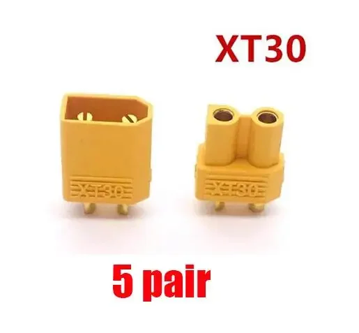 10/20 قطعة XT60/XT30/XT90/T Plug (5/10 أزواج) - موصلات رصاصة ذكر وأنثى لطائرة RC بدون طيار، FPV، بطارية ليبو