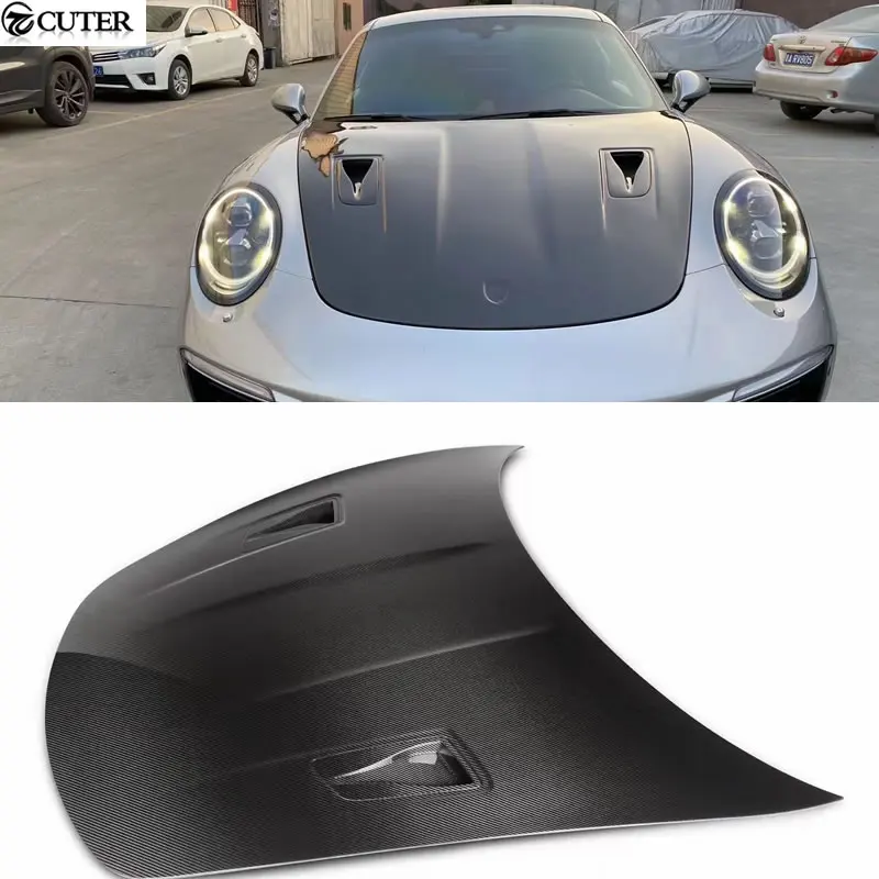 

991.1 991.2 GT2RS GT3RS Style Front Engine Hood Bonnet for Porsche 911 Carrera 991 Car Body Kit 10-18