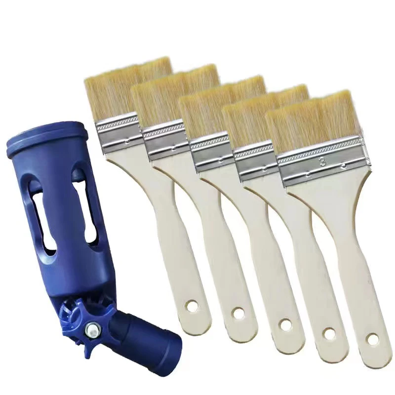 Paint Brush  Extender Paint Roller Extension Pole Clamping tool Telescopic Rod Paint Handle Tools for Painting the ceiling