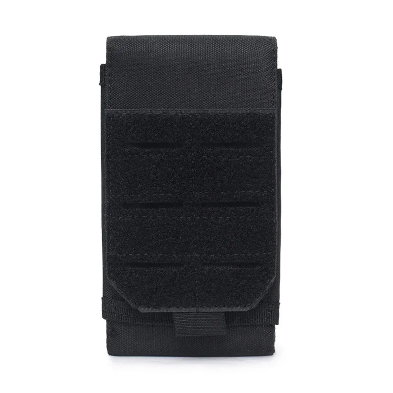 1000D Nylon Molle Pouch Phone Holder Outdoor Hiking Travel Cycling EDC Waist Bag Tactical Mobile Pouch Outdoor Tool Accessories