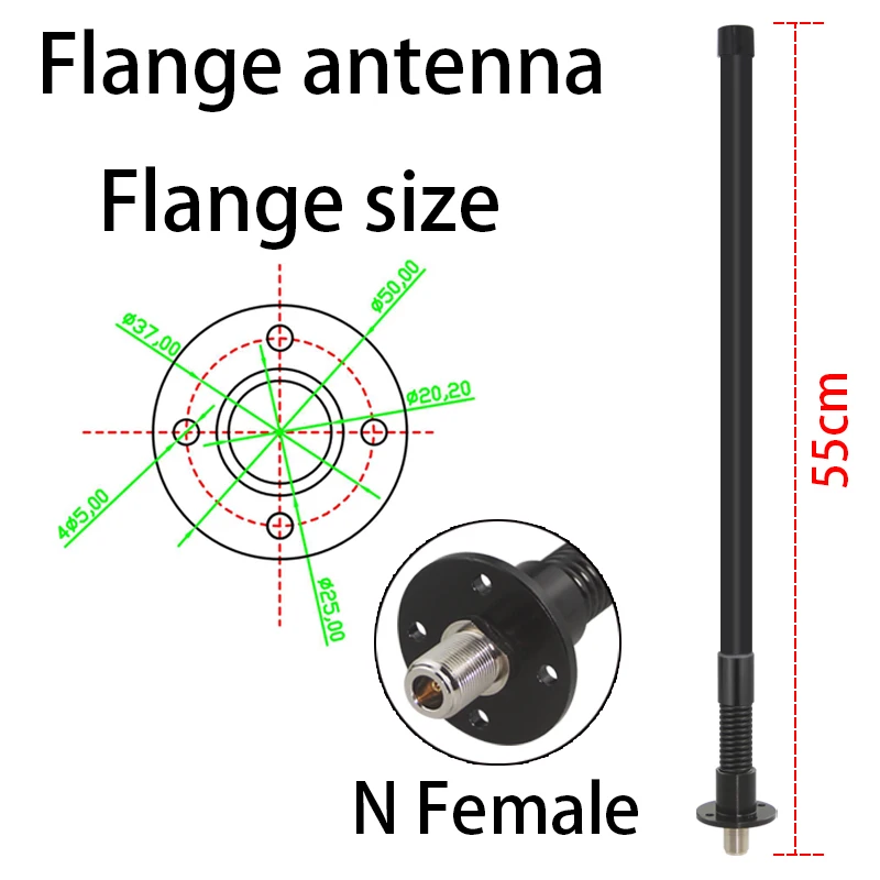 868mhz-オムニ屋外アンテナ-meshtastic-915-mhz-アンテナ-840-960mhz-フランジスプリング衝撃吸収アンテナ-lora-halow-ホットスポット用