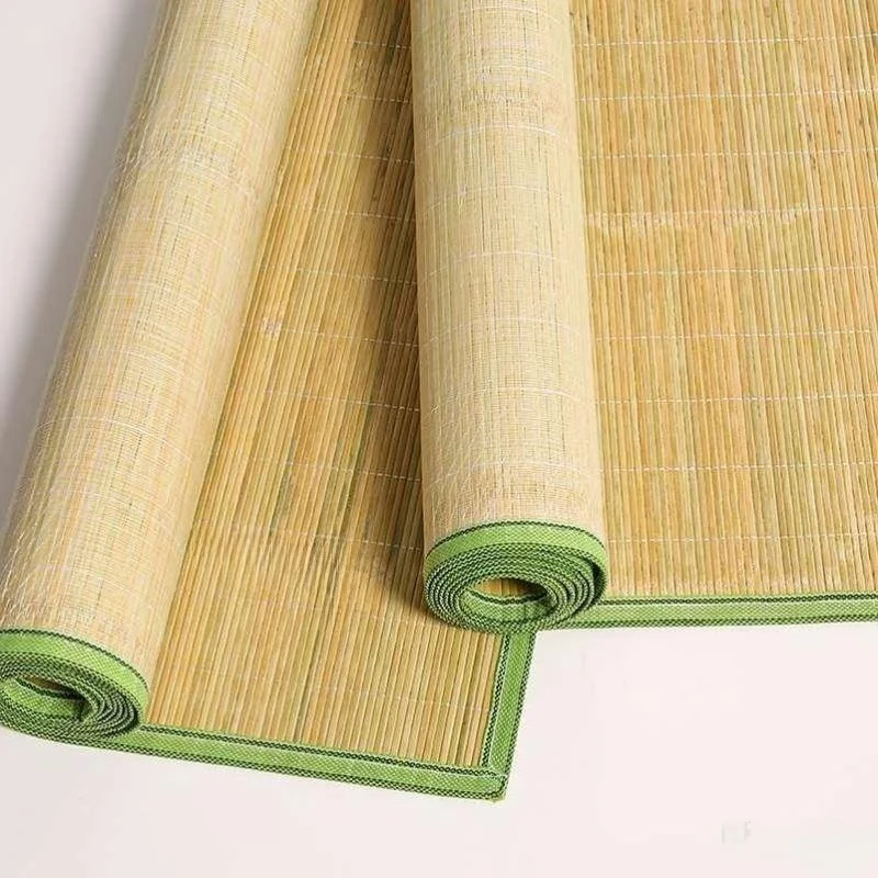 

Охлаждающий коврик из чистого бамбука, 15 метров, прямая трубка, натуральный, экологичный, травяной коврик, традиционный стиль, аксессуары для постельного белья