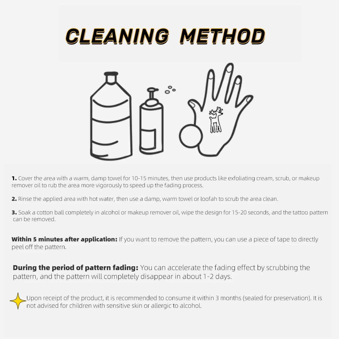 Pegatinas de tatuaje temporal impermeables para fiesta de música eléctrica, mariposa fresca, brillo azul