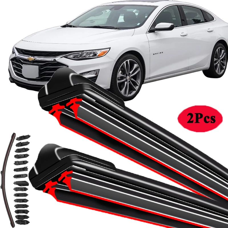 

For Chevrolet Malibu MK7 MK8 MK9 2008-2024 Car Windshield Wiper Blade Front Windscreen Brushes Washer Accessories Cleaning Parts