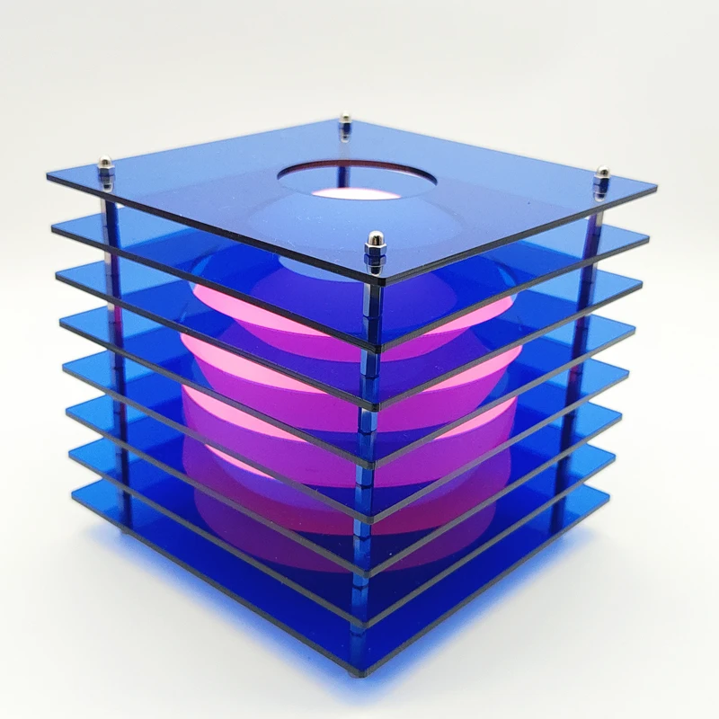 LOP مصباح الاكريليك الفني الجدول ضوء قابلة للشحن RGB جو المزاج أباجورة غرفة تزيين العناصر لتقوم بها بنفسك ضوء الليل