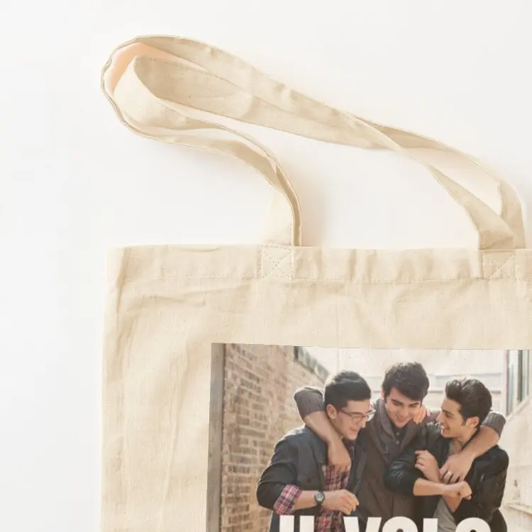 حقيبة يد Il Volo We Are Love قابلة للطي وقابلة لإعادة الاستخدام وحقيبة يد للمتسوقين وحقائب بيئية