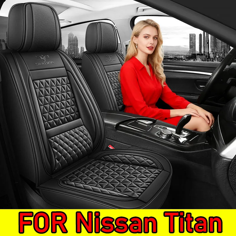 

FOR Nissan Titan Car seat cover waterproof artificial leather wear-resistant, dirt-resistant, soft, full-wrap seat cover