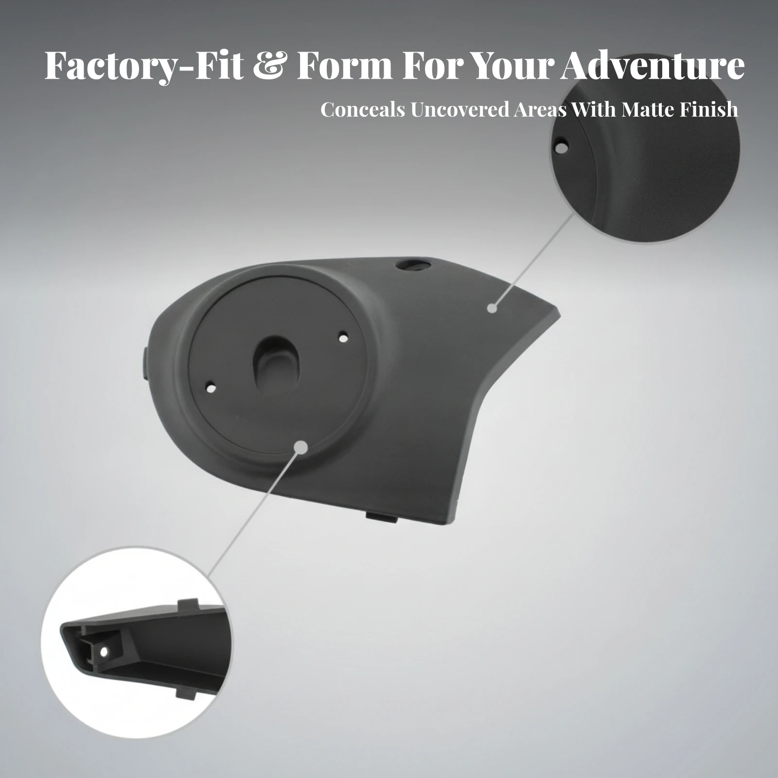 Cooling Unit Filler Cover Quick Mount Fuel Tank Marking Cover Motorcycle Cooling Unit Shroud Molded Motorcycle Side Panel Wear