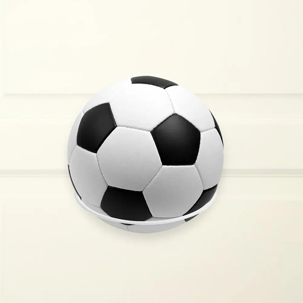 5Pcs Heavy-Duty Iron Wall Mounted Ball Holder for Basketball Football Rugby Helmets Hats Display Storage Multi-Function Sports