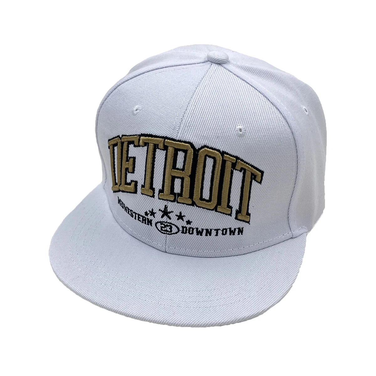 Spring and Autumn Alphabet Embroidered DETROIT American Baseball Hat for Men and Women Outdoor Sunshade Hip Hop Hat Snapback Cap