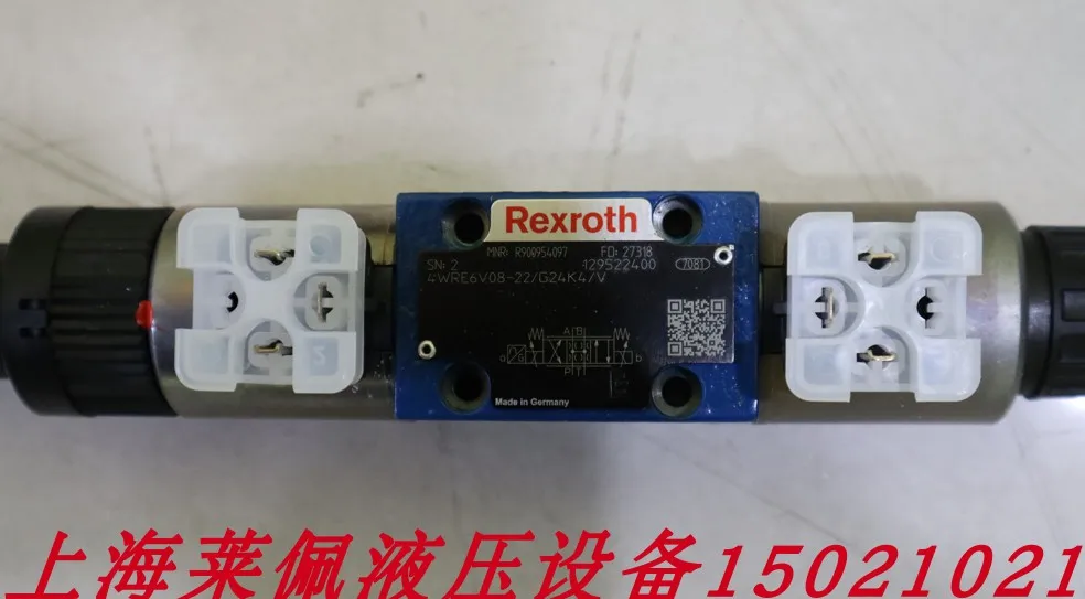 Germany 4WRE6V08-2X/G24K4/V-822 R901032028 Rexroth REXROTH Proportional Valve