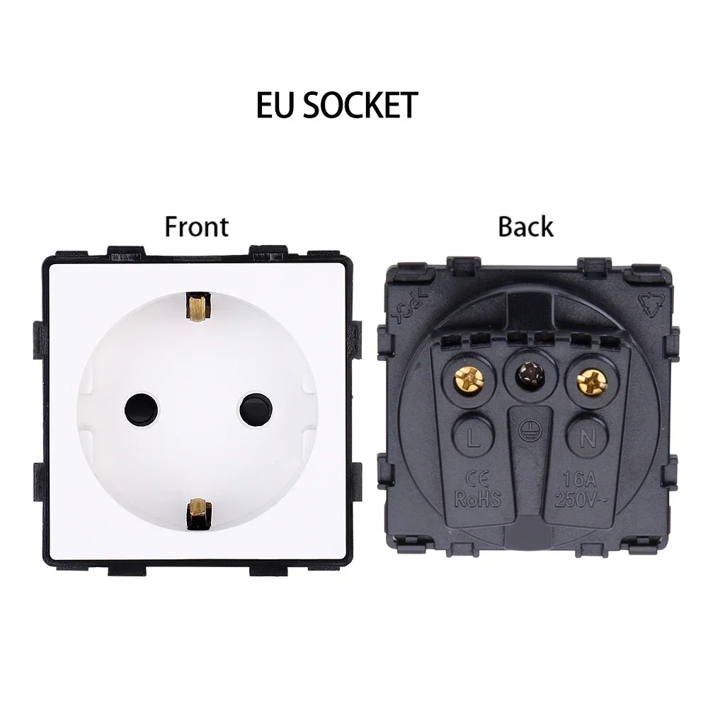 Bingoelec Tuya ZigBee Smart Licht Schalter Relais Modul zigbee Touch Schalter Funktion 1/2/3/4gang Glas Panels EU Wand Smart Buchse Teile 10