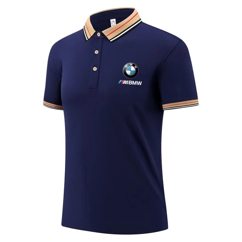 

BMW Motorrad BMW Heavy Locomotive Motorcycle Racing Suit Peripheral Polo Shirt Men's Summer Casual Clothes