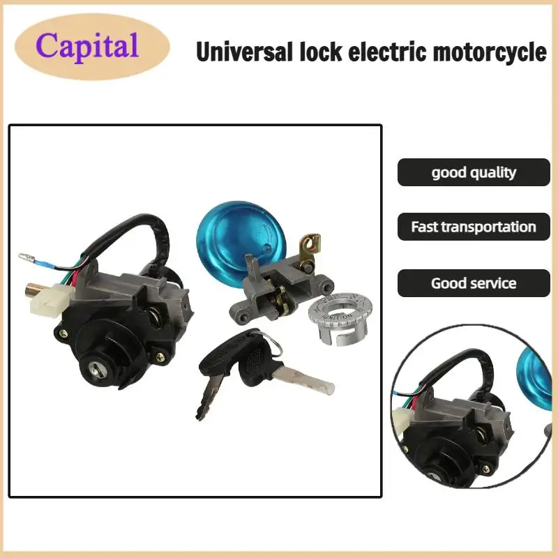 

High-Quality Ignition Switch Key for Motorcycle Accessories – Suitable for 50-150cc Bike Locking