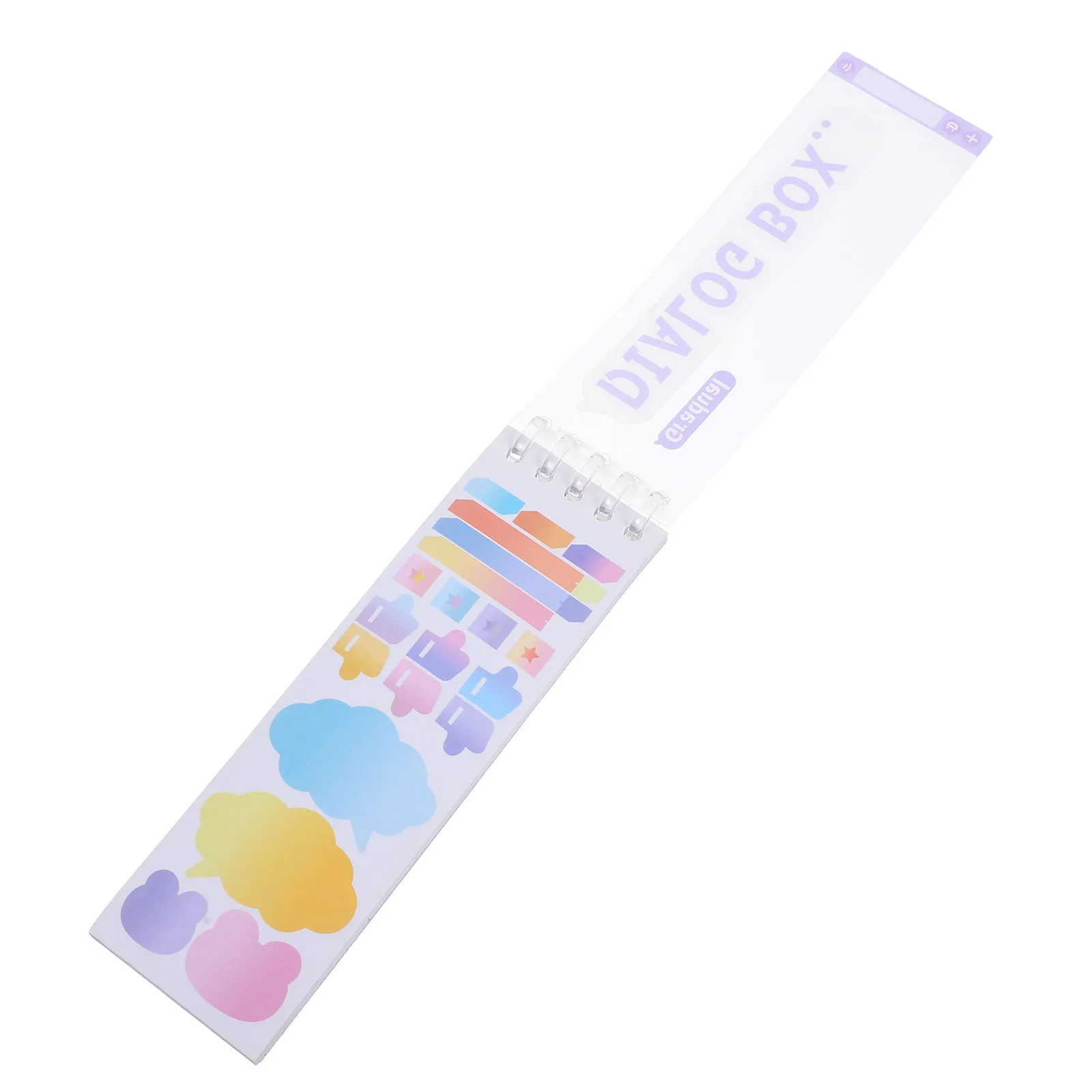 

1Set Colorful Gradient Speech Bubble Stickers for Journal Scrapbooking Planner Decoration DIY Washi Paper Label Card Aesthetic