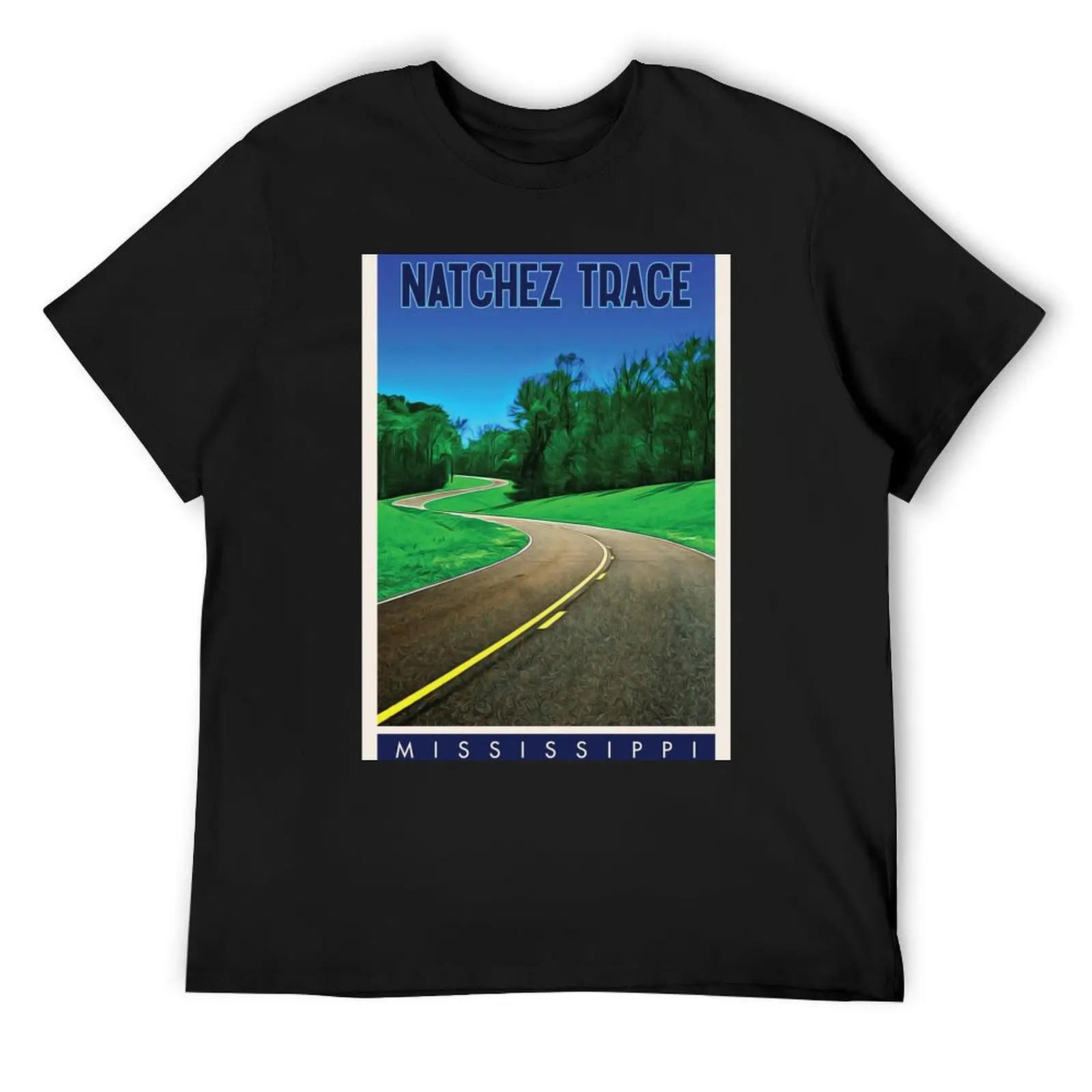 Natchez Trace T-Shirt oversized graphic tee graphic t shirts man t shirt plus size tops fitted t shirts for men