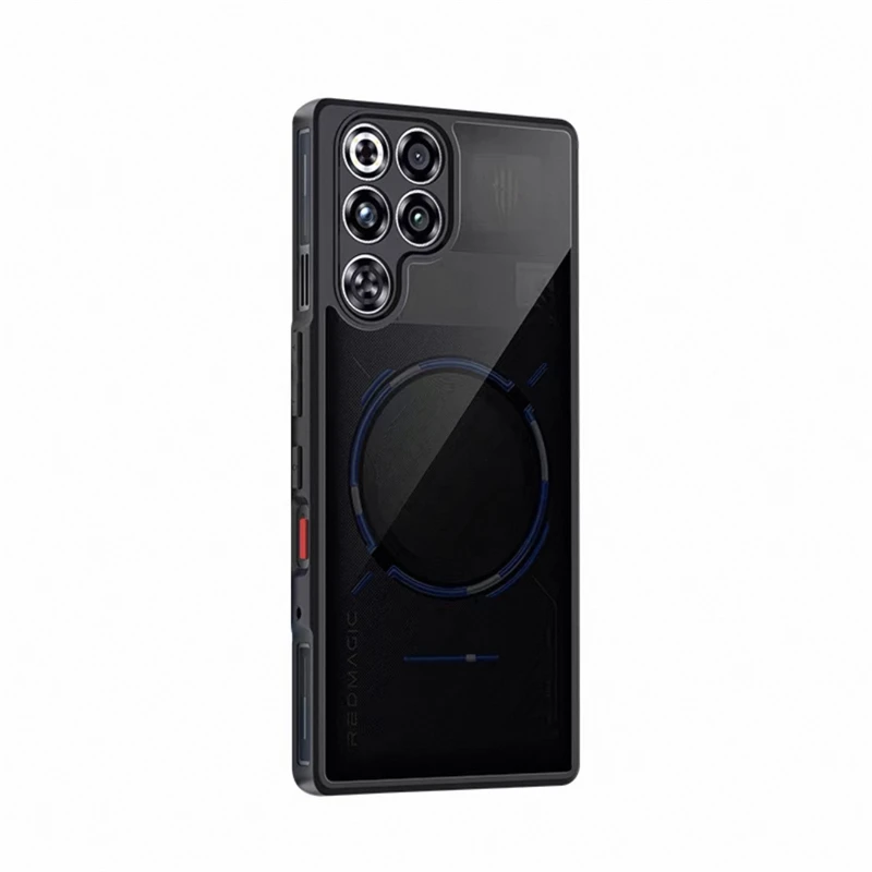 حافظة لهاتف Redmagic 11 Pro غطاء خلفي شفاف غير لامع لهاتف ZTE Nubia Red Magic 11 Pro Plus 5G غطاء حماية أكريليك ممتص للصدمات